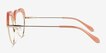 Soulmate Pink AcetateEyeglass Frames from EyeBuyDirect, Side View