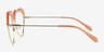 Soulmate Pink AcetateEyeglass Frames from EyeBuyDirect, Side View