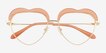 Soulmate Pink AcetateEyeglass Frames from EyeBuyDirect, Closed View