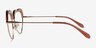 Soulmate Brown AcetateEyeglass Frames from EyeBuyDirect, Side View
