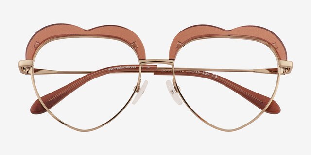 Soulmate Brown AcetateEyeglass Frames from EyeBuyDirect, Closed View