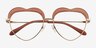 Soulmate Brown AcetateEyeglass Frames from EyeBuyDirect, Closed View