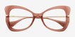 Swallowtail Coral AcetateEyeglass Frames from EyeBuyDirect, Closed View