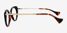 Admiral Tortoise AcetateEyeglass Frames from EyeBuyDirect, Side View