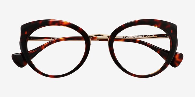Admiral Tortoise AcetateEyeglass Frames from EyeBuyDirect, Closed View