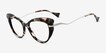 Emperor Ivory Tortoise AcetateEyeglass Frames from EyeBuyDirect, Angle View