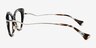 Emperor Ivory Tortoise AcetateEyeglass Frames from EyeBuyDirect, Side View