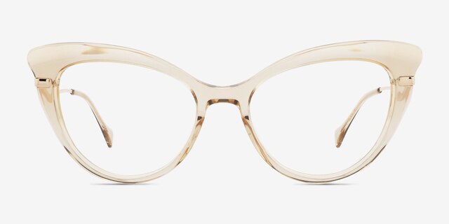 Emperor Brown AcetateEyeglass Frames from EyeBuyDirect, Front View