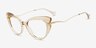Emperor Brown AcetateEyeglass Frames from EyeBuyDirect, Angle View