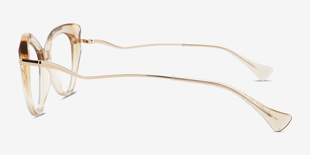 Emperor Brown AcetateEyeglass Frames from EyeBuyDirect, Side View