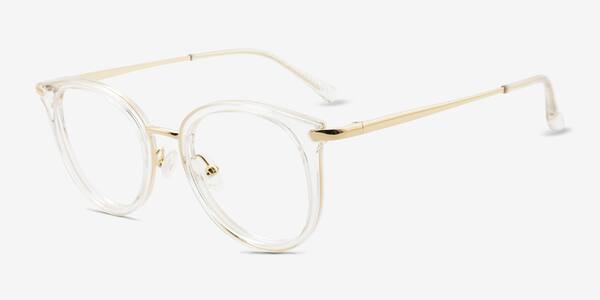 Clear Hollie -  Metal Eyeglasses