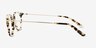 Quill Ivory Tortoise AcetateEyeglass Frames from EyeBuyDirect, Side View