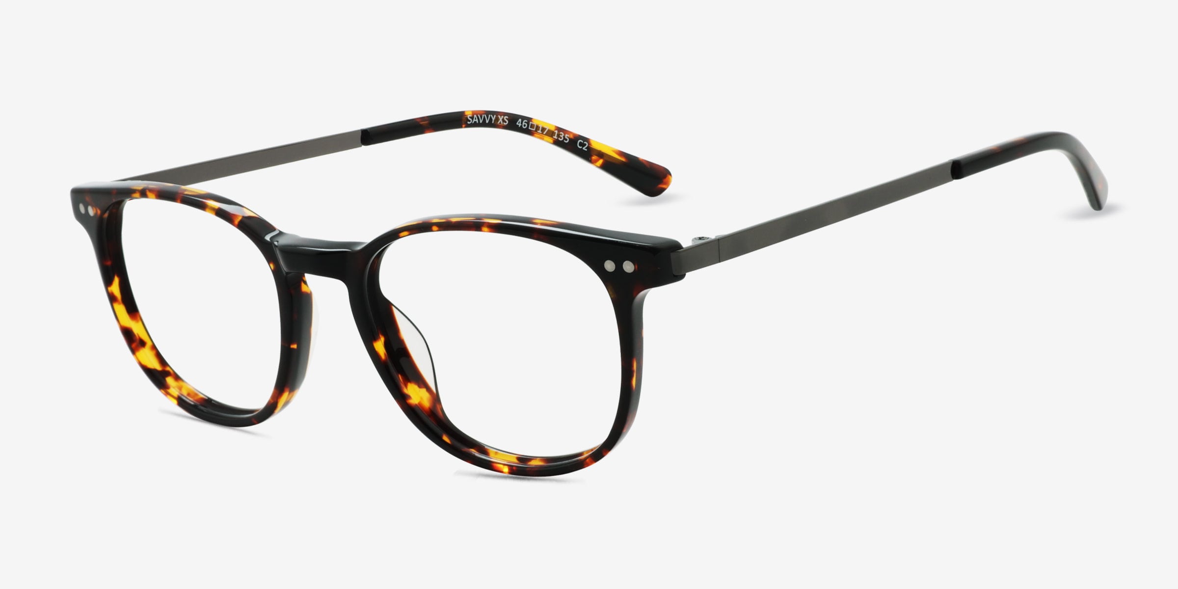 Savvy Square Tortoise Full Rim Eyeglasses | Eyebuydirect