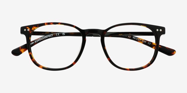 Savvy Tortoise AcetateEyeglass Frames from EyeBuyDirect, Closed View