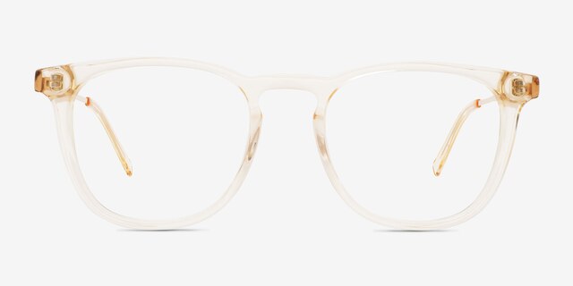 Vinyl Clear Yellow AcetateEyeglass Frames from EyeBuyDirect, Front View