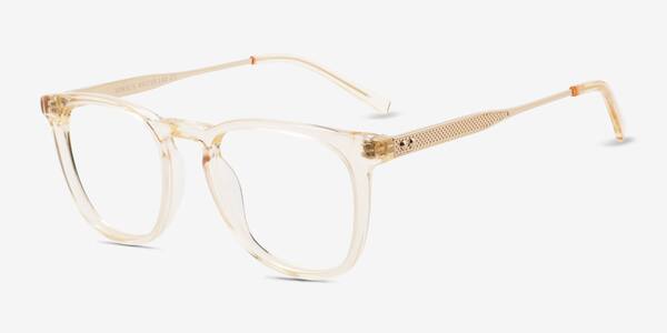 Clear Yellow Vinyl -  Acetate Eyeglasses