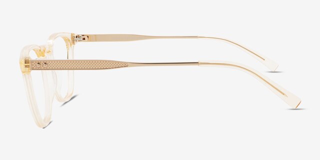 Vinyl Clear Yellow AcetateEyeglass Frames from EyeBuyDirect, Side View