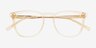 Vinyl Clear Yellow AcetateEyeglass Frames from EyeBuyDirect, Closed View