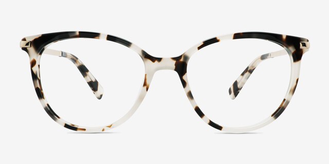 Attitude Ivory Tortoise AcetateEyeglass Frames from EyeBuyDirect, Front View