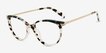 Attitude Ivory Tortoise AcetateEyeglass Frames from EyeBuyDirect, Angle View
