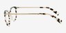Attitude Ivory Tortoise AcetateEyeglass Frames from EyeBuyDirect, Side View