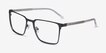 Sharman Gray AcetateEyeglass Frames from EyeBuyDirect, Angle View