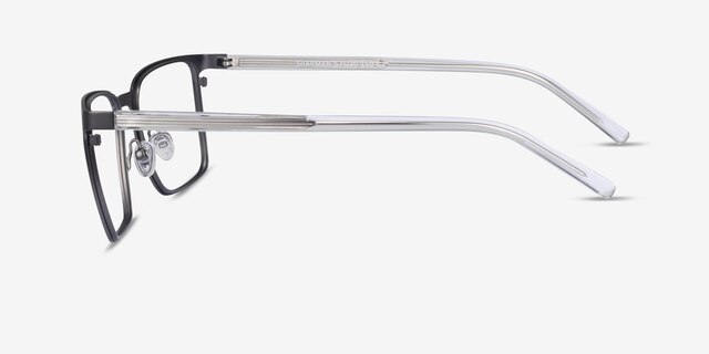 Sharman Gray AcetateEyeglass Frames from EyeBuyDirect, Side View