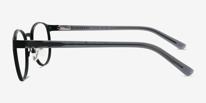 Malen Noir Acétate Montures de lunettes de vue d'EyeBuyDirect