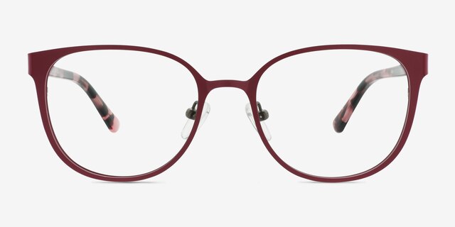 Lin Purple AcetateEyeglass Frames from EyeBuyDirect, Front View
