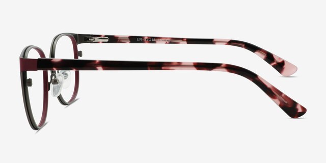 Lin Purple AcetateEyeglass Frames from EyeBuyDirect, Side View