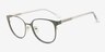 Lin Gris AcétateMontures de lunettes de vue d'EyeBuyDirect, Vue d'Angle