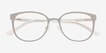 Lin Gray AcetateEyeglass Frames from EyeBuyDirect, Closed View