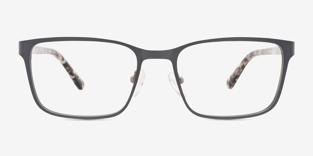 Milton Gray AcetateEyeglass Frames from EyeBuyDirect, Front View