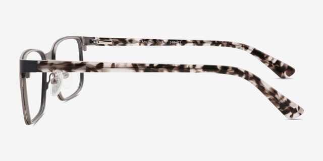 Milton Gray AcetateEyeglass Frames from EyeBuyDirect, Side View