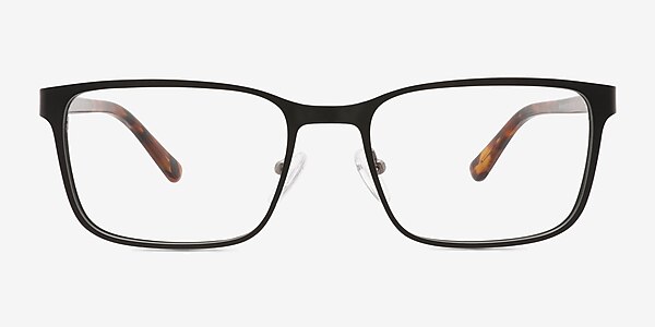 Milton Noir Acétate Montures de lunettes de vue