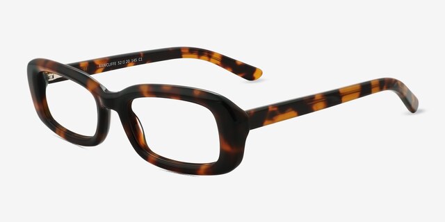 Rawcliffe Écailles AcétateMontures de lunettes de vue d'EyeBuyDirect, Vue d'Angle