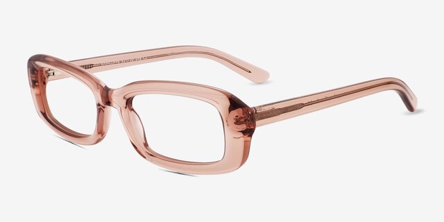 Rawcliffe Rose AcétateMontures de lunettes de vue d'EyeBuyDirect, Vue d'Angle