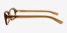Rawcliffe Brun AcétateMontures de lunettes de vue d'EyeBuyDirect, Vue de Côté