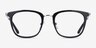 Nestle Noir AcétateMontures de lunettes de vue d'EyeBuyDirect, Vue de Face
