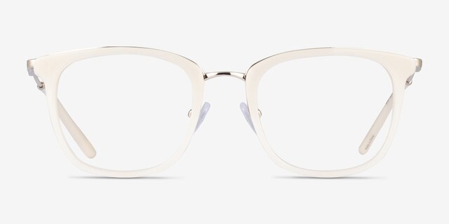 Nestle Cream AcetateEyeglass Frames from EyeBuyDirect, Front View