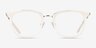 Nestle Cream AcetateEyeglass Frames from EyeBuyDirect, Front View