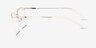 Nestle Cream AcetateEyeglass Frames from EyeBuyDirect, Side View