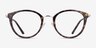 Secure Tortoise PlasticEyeglass Frames from EyeBuyDirect, Front View
