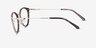Secure Tortoise PlasticEyeglass Frames from EyeBuyDirect, Side View