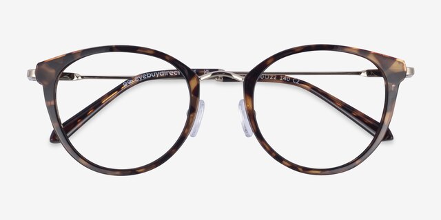 Secure Tortoise PlasticEyeglass Frames from EyeBuyDirect, Closed View