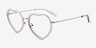 Loving Purple AcetateEyeglass Frames from EyeBuyDirect, Angle View