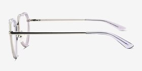 Loving Violet Acétate Montures de lunettes de vue d'EyeBuyDirect, Vue de Côté