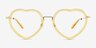 Loving Yellow AcetateEyeglass Frames from EyeBuyDirect, Front View