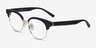 Chateau Black AcetateEyeglass Frames from EyeBuyDirect, Angle View