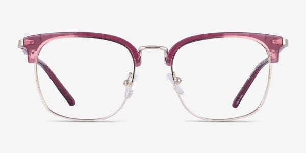 Bespoke Purple Gold Acétate Montures de lunettes de vue
